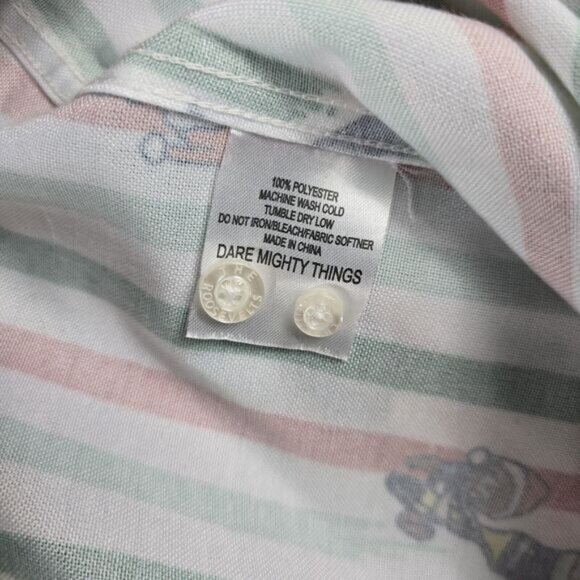 NWT Men's The Roosevelts RSVLTS Bob Ross Christmas Button Down Shirt Sz Large - Picture 10 of 13